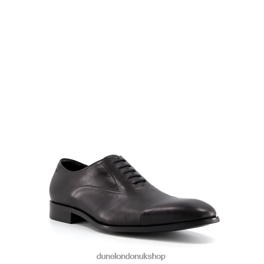 Wide Fit Leather Oxford Shoes Men N4BBPB815 Dune London Secrecy Black