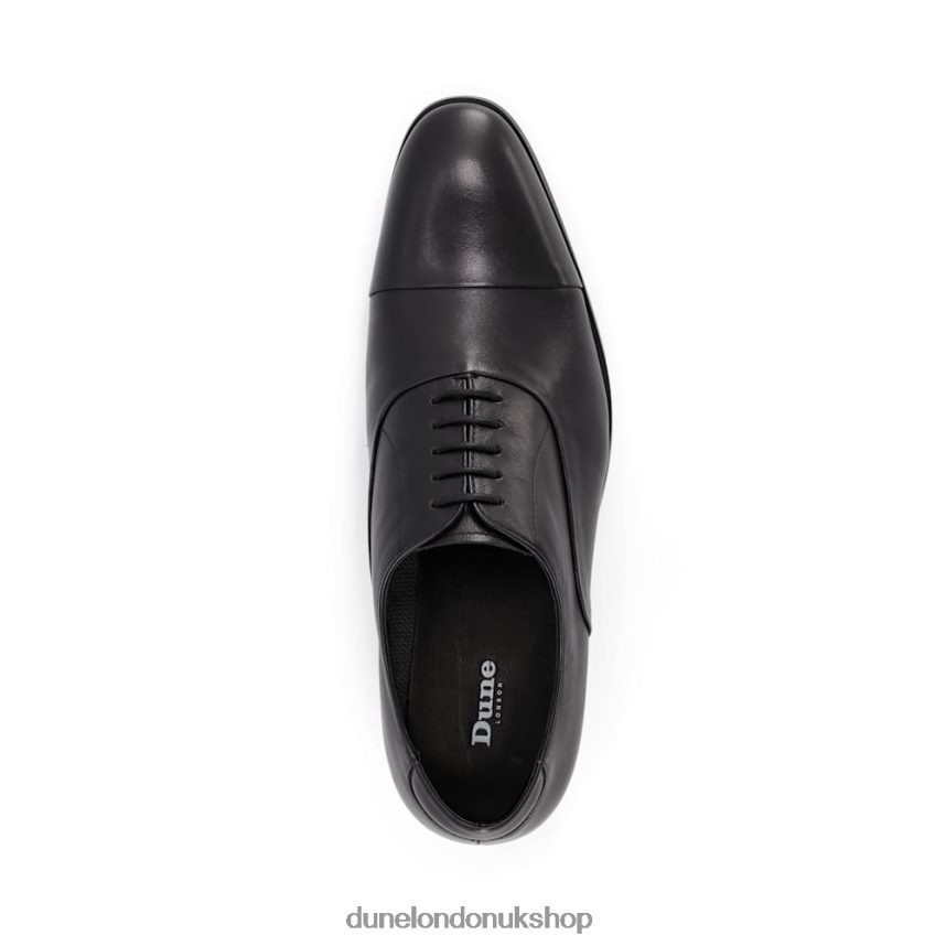 Wide Fit Leather Oxford Shoes Men N4BBPB815 Dune London Secrecy Black