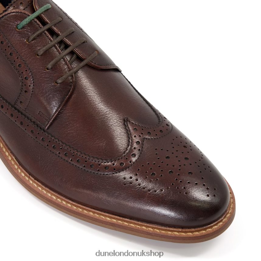 Wingtip Brogue Shoes Men N4BBPB786 Dune London Superior Brown