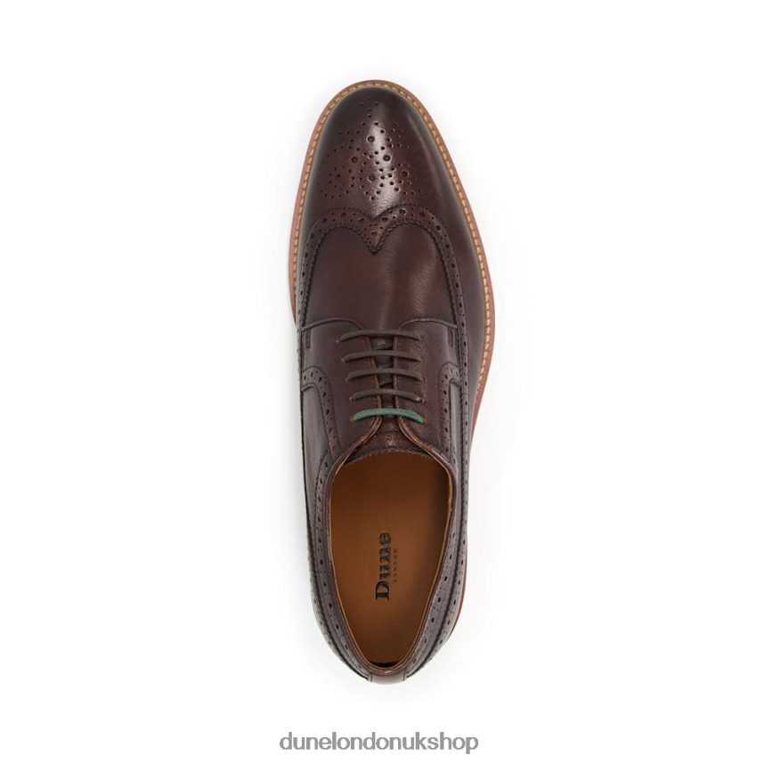 Wingtip Brogue Shoes Men N4BBPB786 Dune London Superior Brown