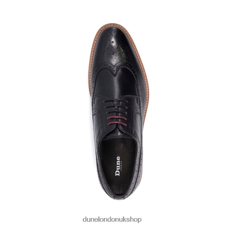 Wingtip Leather Brogue Shoes Men N4BBPB771 Dune London Superior Black