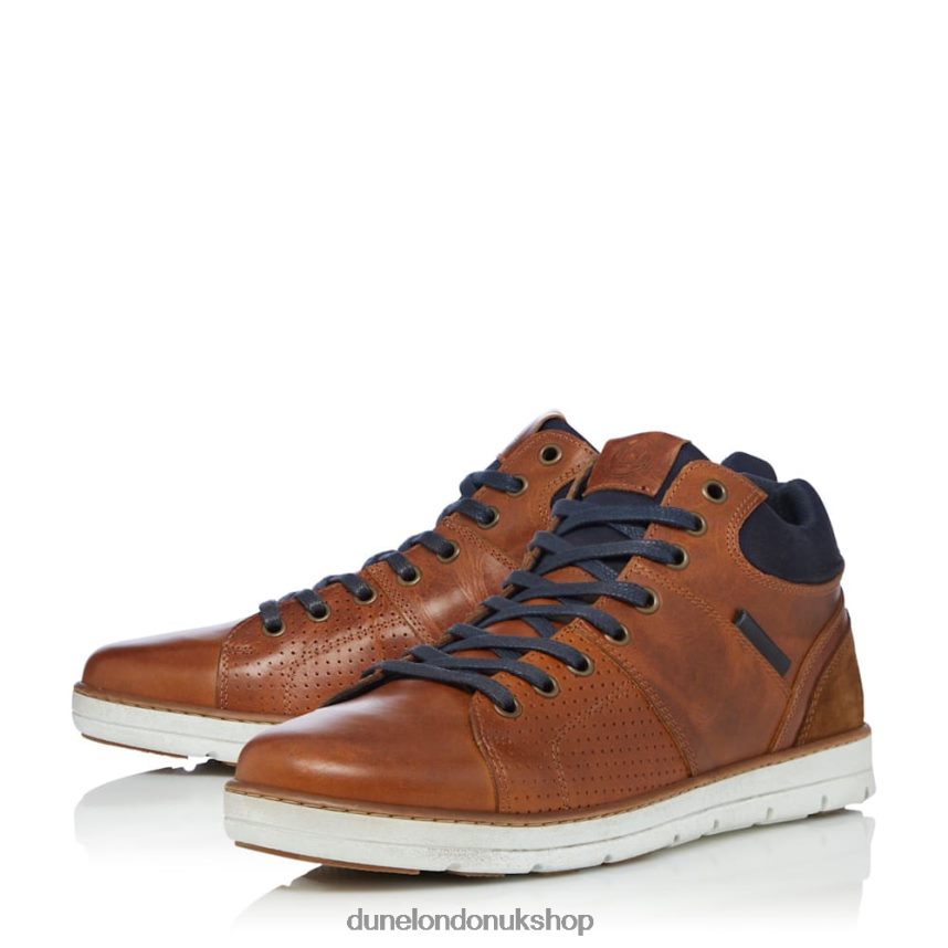 High Top Trainers Men N4BBPB890 Dune London Stakes Tan