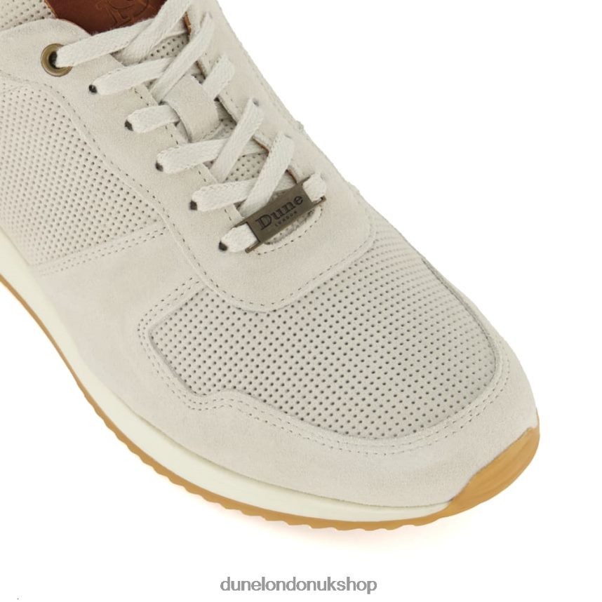 Lace-Up Runner Trainers Men N4BBPB718 Dune London Trilogy Off White