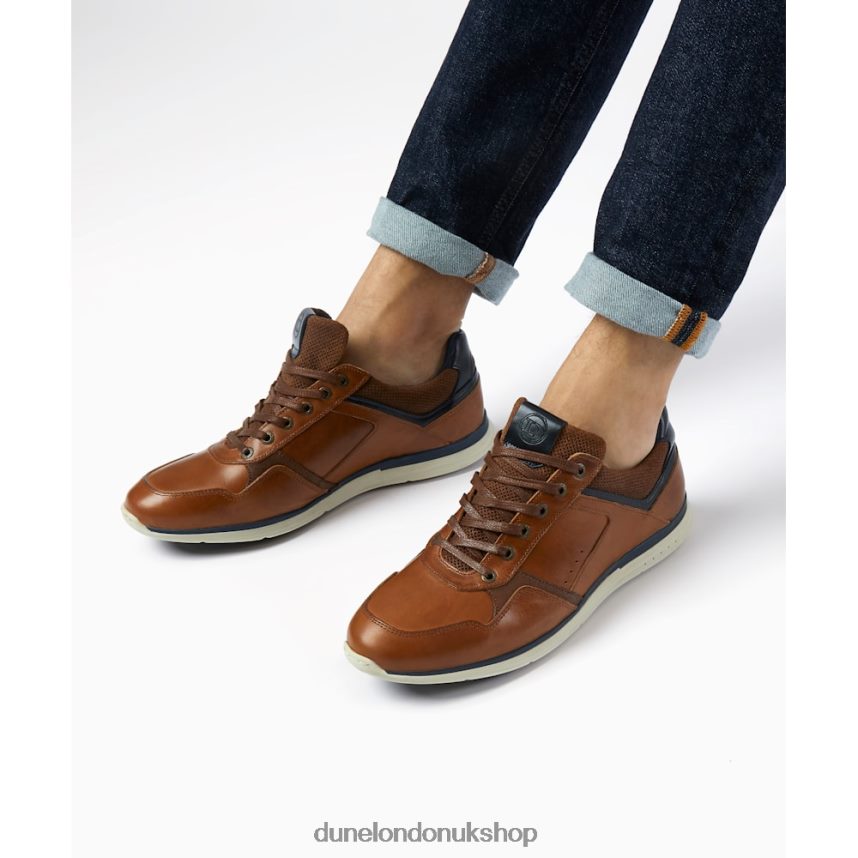 Lace Up Trainers Men N4BBPB864 Dune London Thymes Tan