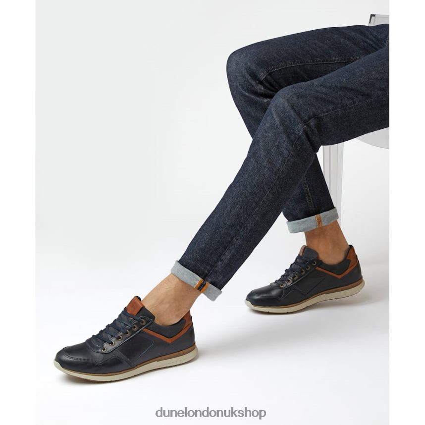 Lace Up Trainers Men N4BBPB867 Dune London Thymes Navy