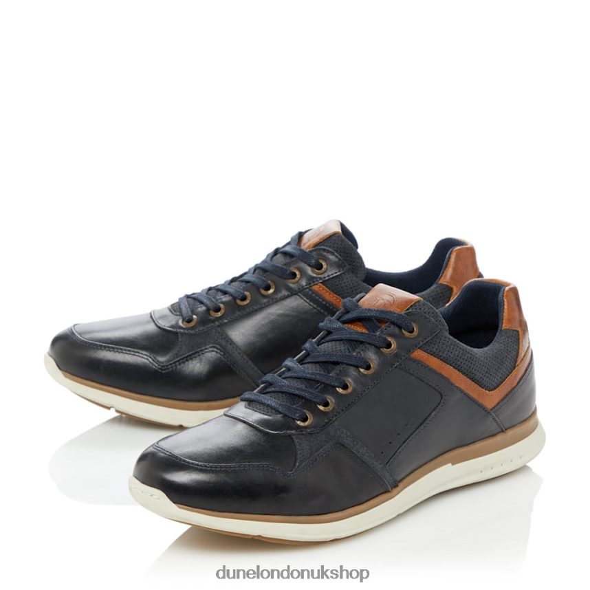 Lace Up Trainers Men N4BBPB867 Dune London Thymes Navy