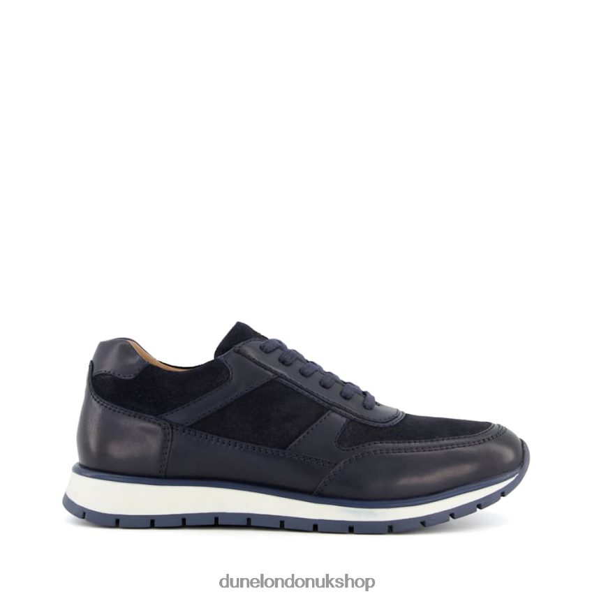 Panel Detail Trainers Men N4BBPB849 Dune London Torrent Navy - Click Image to Close