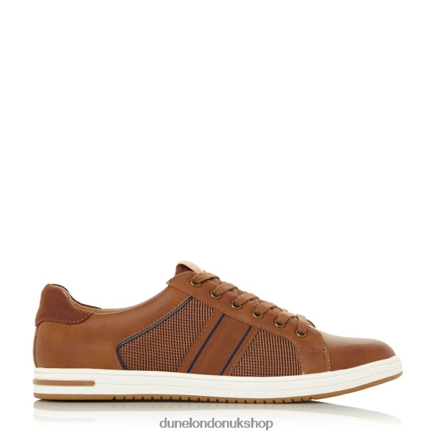 Stripe Panel Trainers Men N4BBPB762 Dune London True Tan