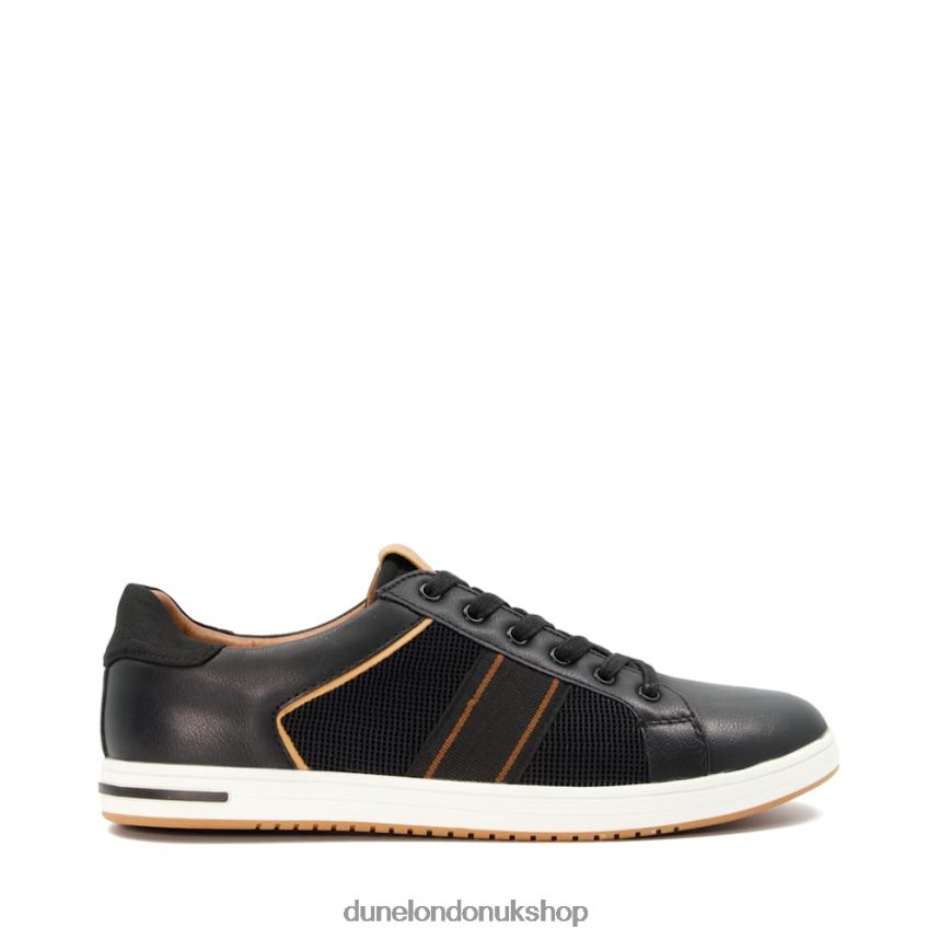 Stripe Panel Trainers Men N4BBPB830 Dune London True Black