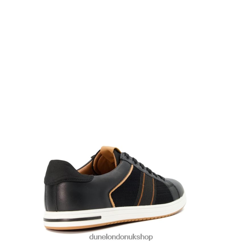 Stripe Panel Trainers Men N4BBPB830 Dune London True Black