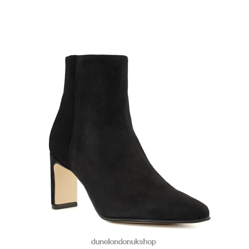 Mid-Heel Pointed Ankle Boots Women N4BBPB271 Dune London Otta Black