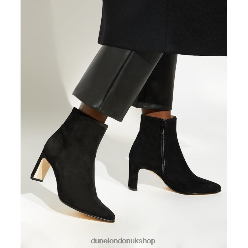 Mid-Heel Pointed Ankle Boots Women N4BBPB271 Dune London Otta Black