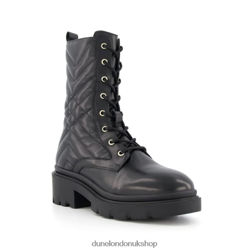 Quilted Biker Boots Women N4BBPB357 Dune London Paynter Black