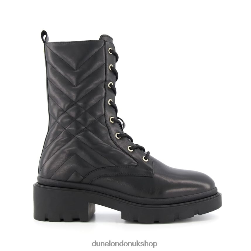 Quilted Biker Boots Women N4BBPB357 Dune London Paynter Black