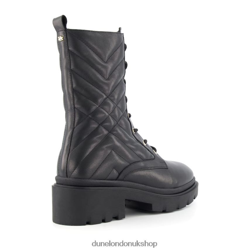 Quilted Biker Boots Women N4BBPB357 Dune London Paynter Black