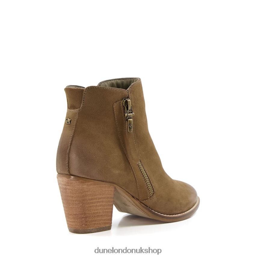 Western Ankle Boots Women N4BBPB319 Dune London Paice Taupe