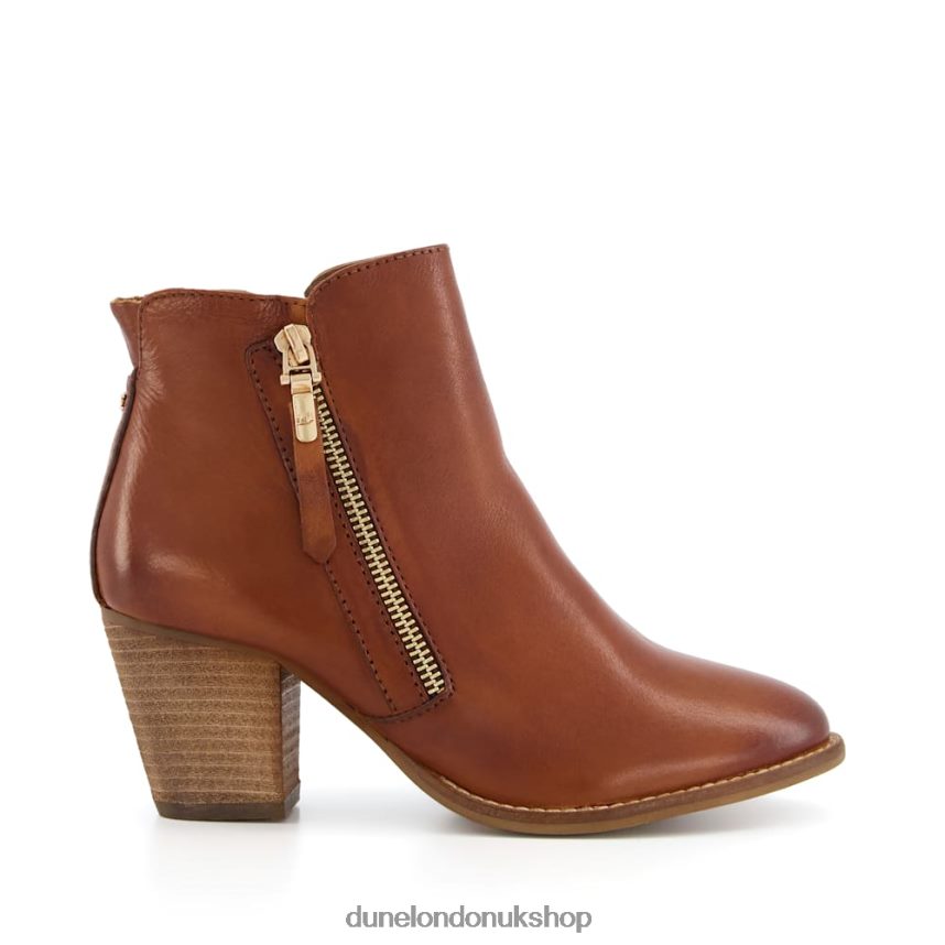 Western Ankle Boots Women N4BBPB383 Dune London Paice Tan