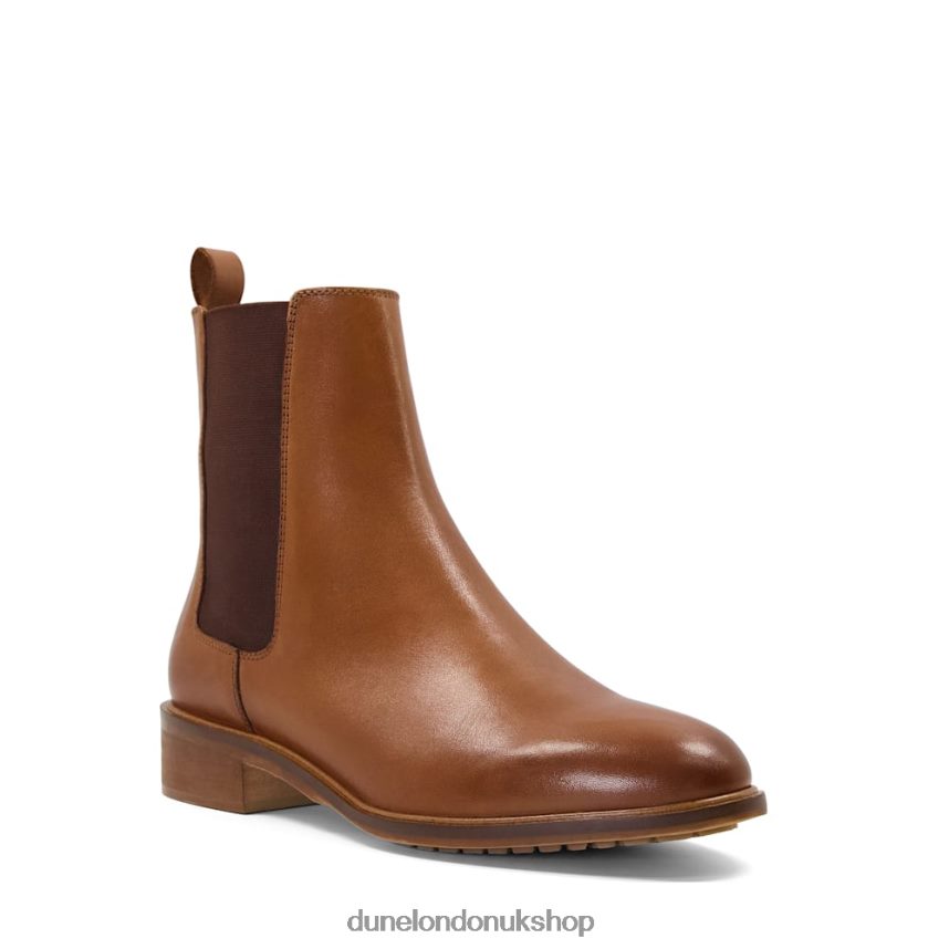 Leather Chelsea Boots Women N4BBPB276 Dune London Portel Tan