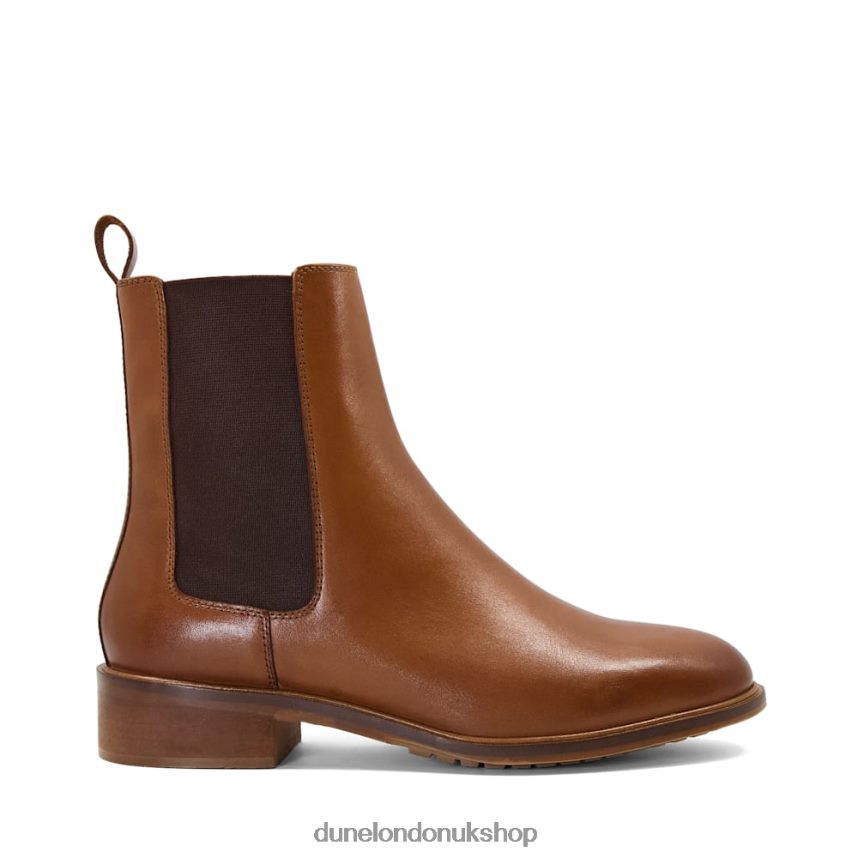 Leather Chelsea Boots Women N4BBPB276 Dune London Portel Tan