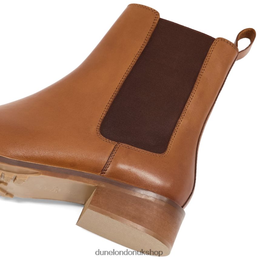 Leather Chelsea Boots Women N4BBPB276 Dune London Portel Tan