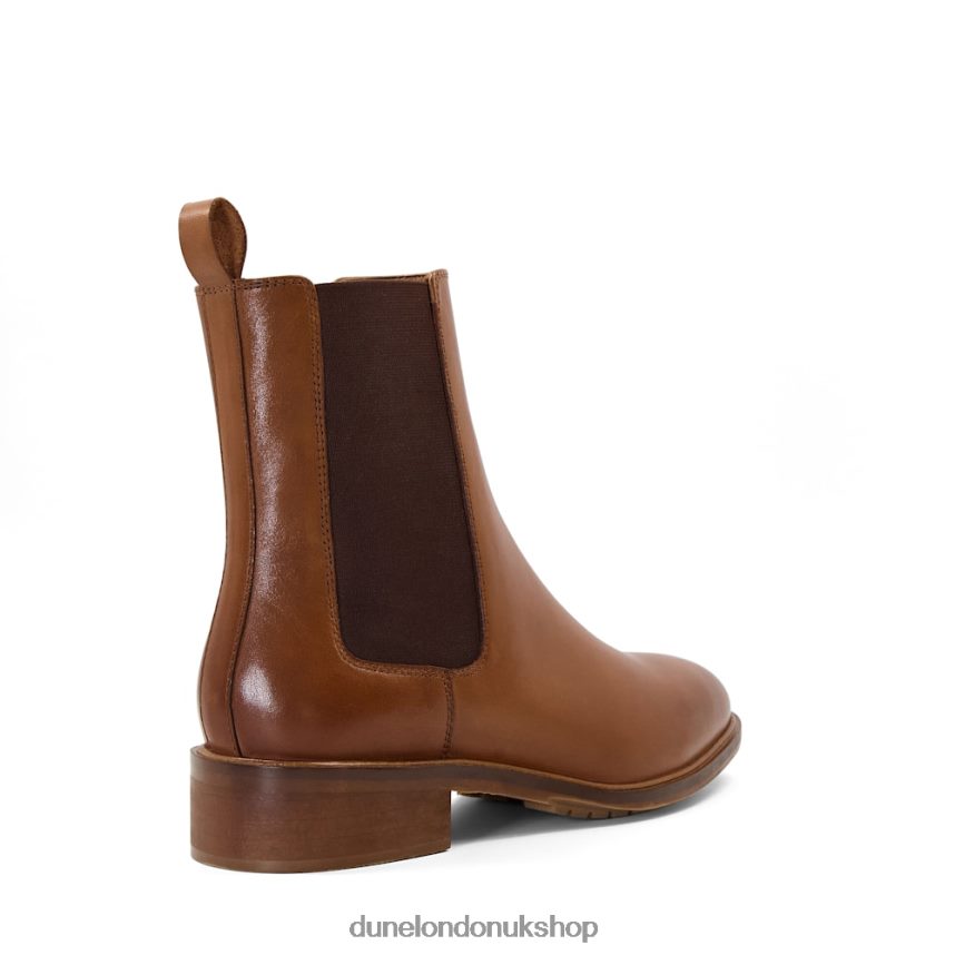 Leather Chelsea Boots Women N4BBPB276 Dune London Portel Tan