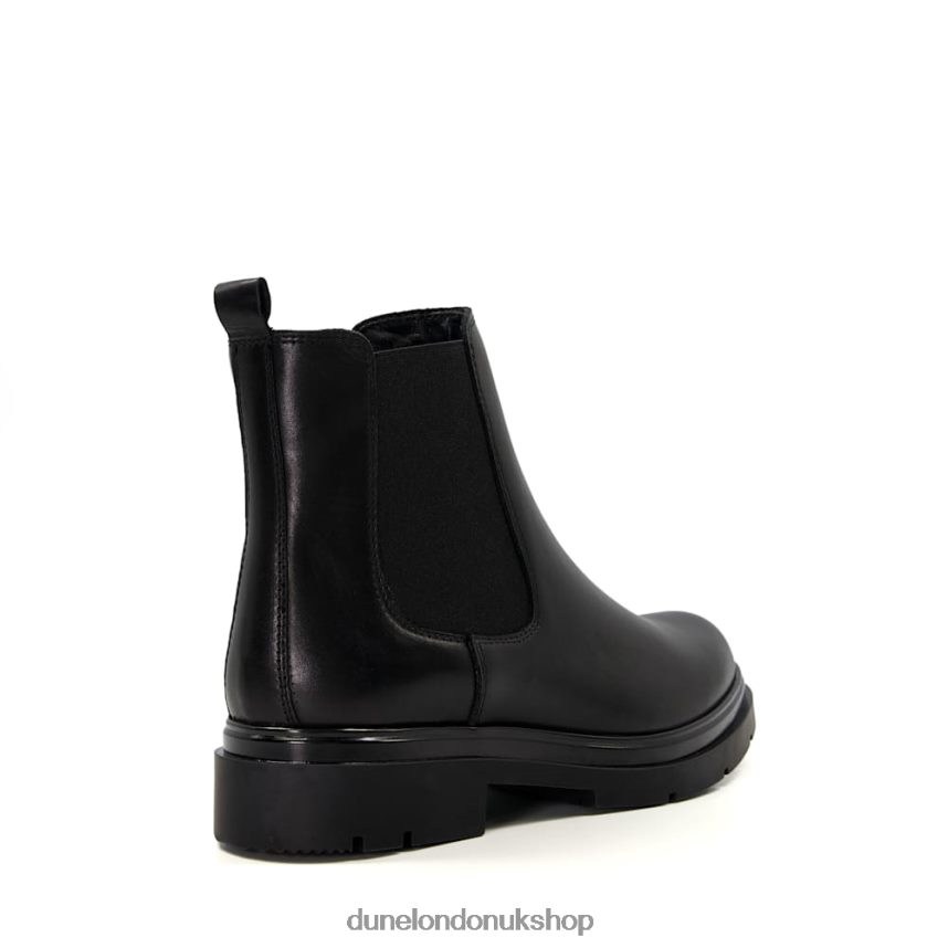 Leather Chelsea Boots Women N4BBPB313 Dune London Pinot Black