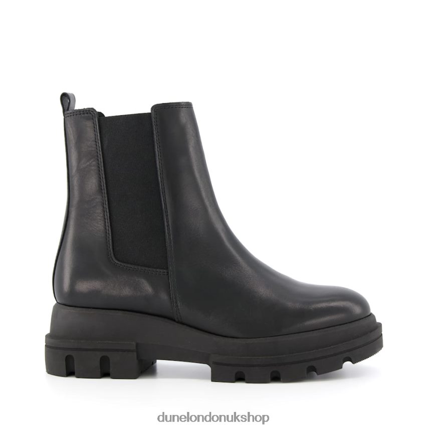 Leather Chunky Sole Chelsea Boots Women N4BBPB378 Dune London Provenses Black