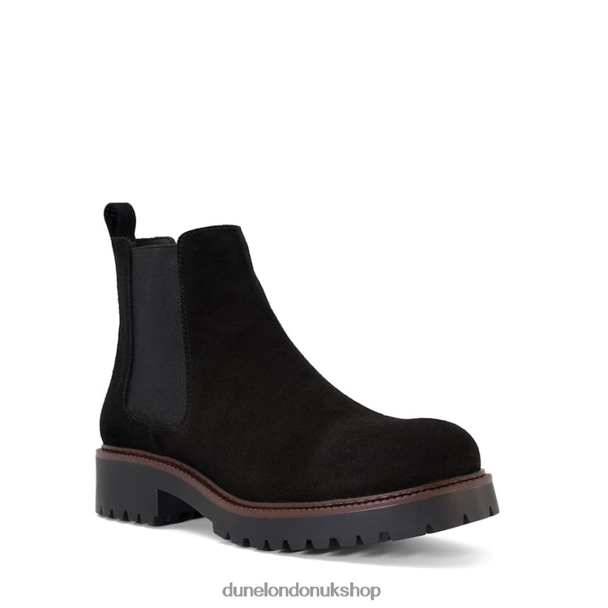 Suede Chelsea Boots Women N4BBPB279 Dune London Porche Black