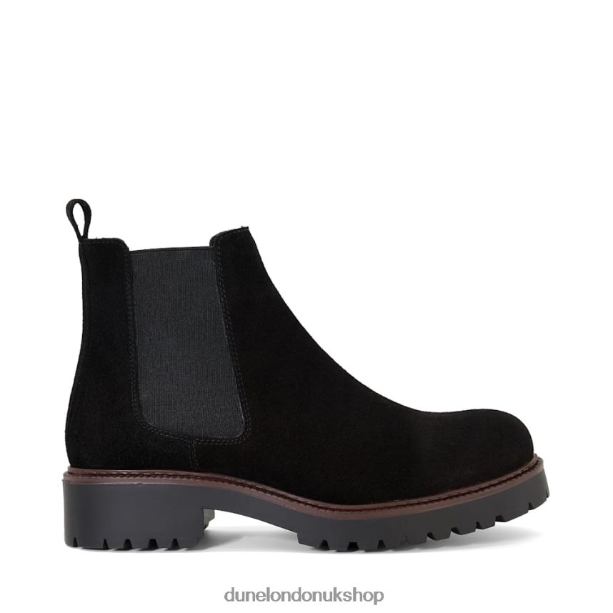 Suede Chelsea Boots Women N4BBPB279 Dune London Porche Black