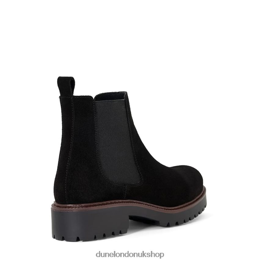 Suede Chelsea Boots Women N4BBPB279 Dune London Porche Black