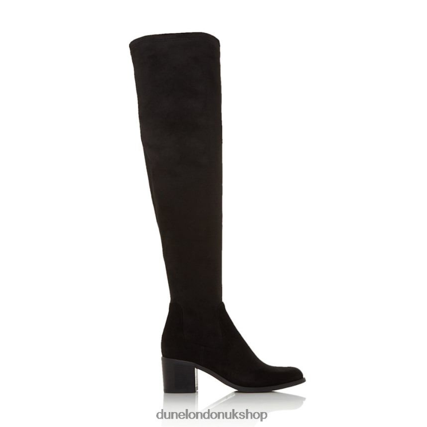 Over The Knee Boots Women N4BBPB518 Dune London Sander Black