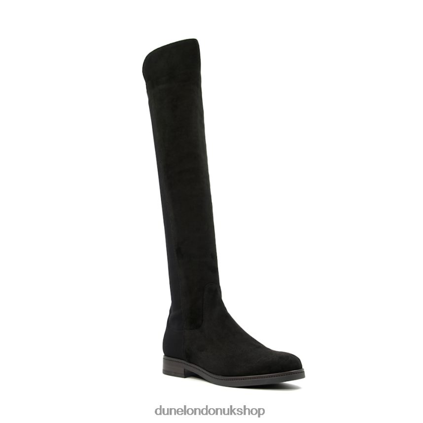 Over-The-Knee Stretch Boots Women N4BBPB330 Dune London Tropic Black