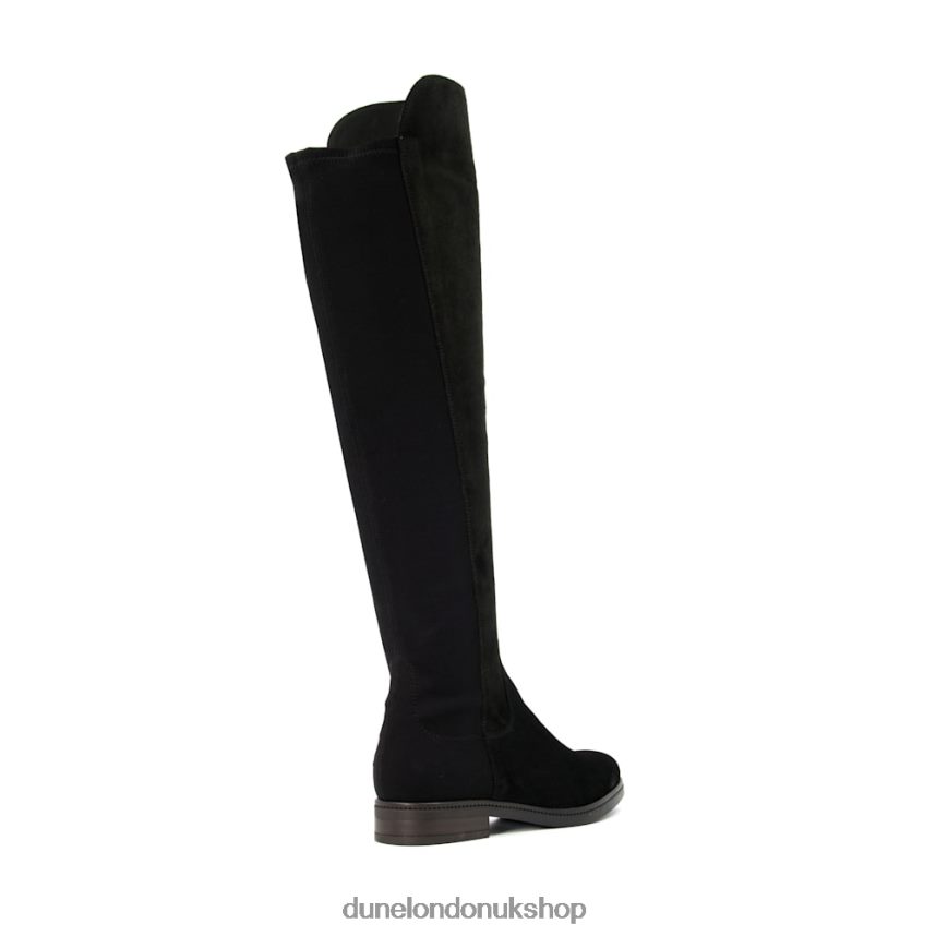 Over-The-Knee Stretch Boots Women N4BBPB330 Dune London Tropic Black