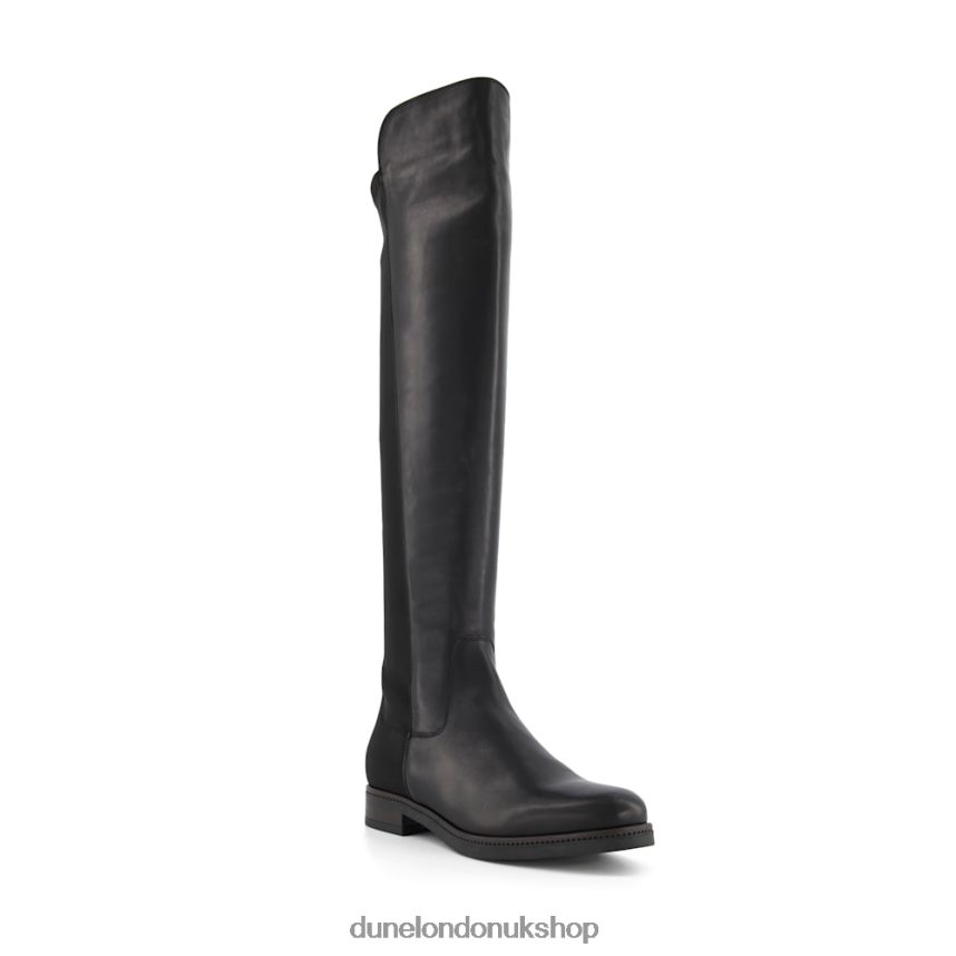 Over-The-Knee Stretch Boots Women N4BBPB513 Dune London Tropic Black