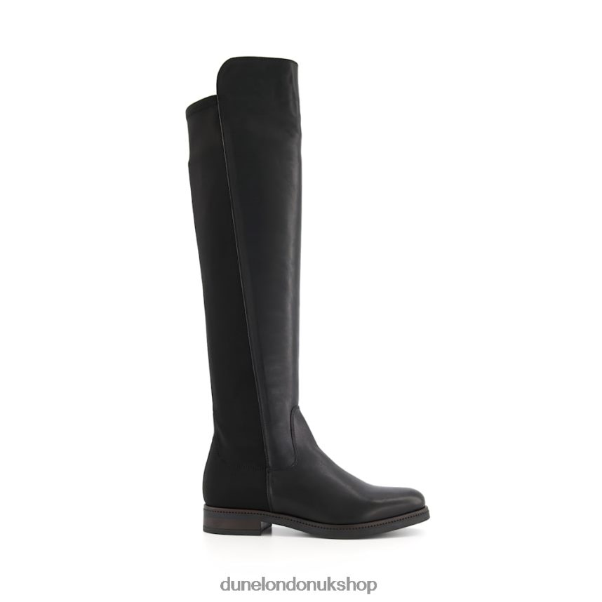 Over-The-Knee Stretch Boots Women N4BBPB513 Dune London Tropic Black