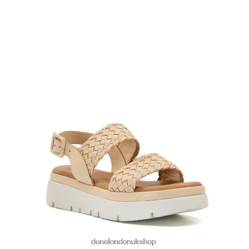 Flatform Sandals Women N4BBPB529 Dune London Lorris Caramel