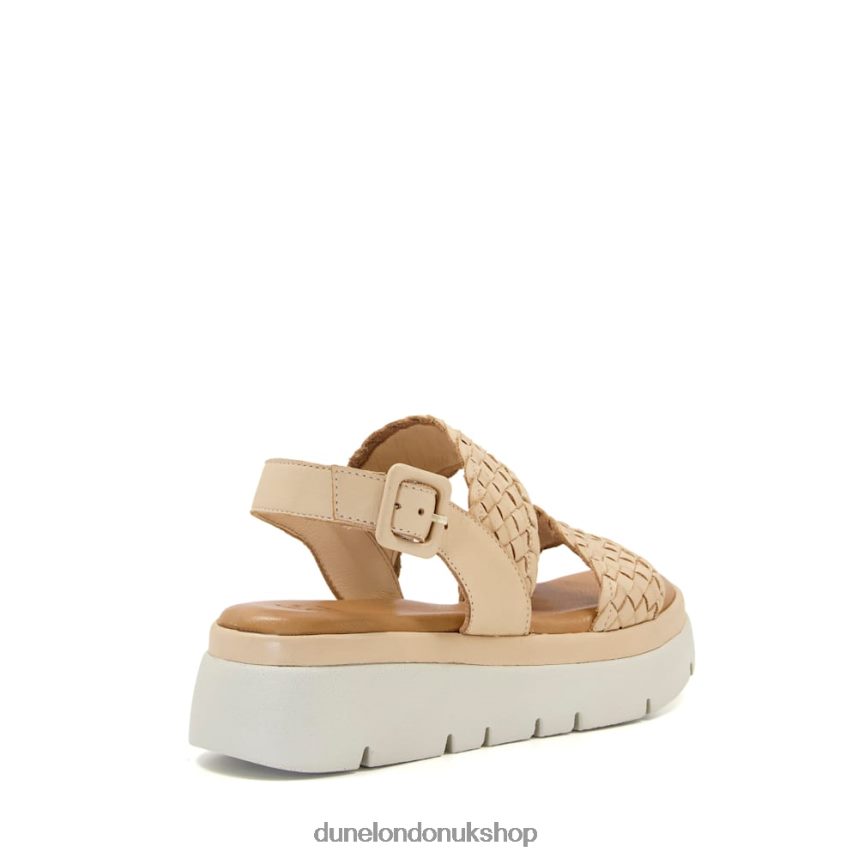 Flatform Sandals Women N4BBPB529 Dune London Lorris Caramel