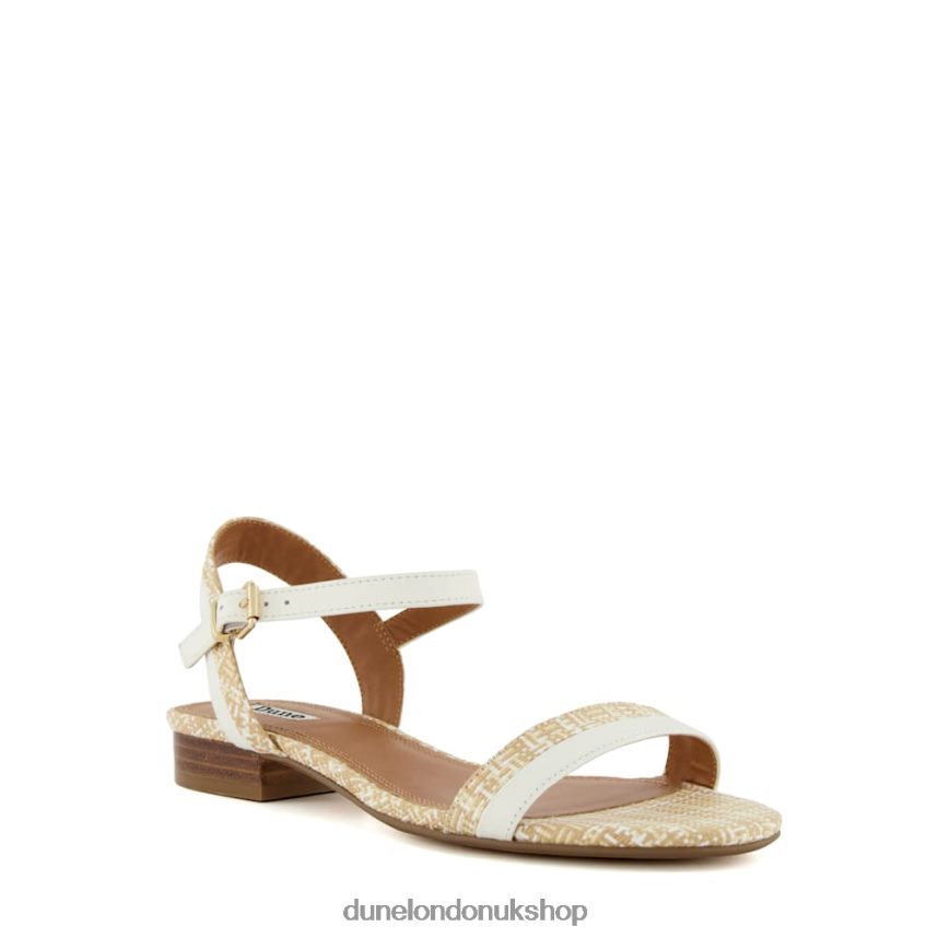 Leather Sandals Women N4BBPB131 Dune London Loyalty White