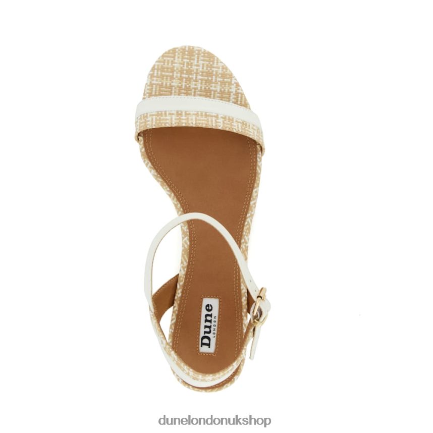 Leather Sandals Women N4BBPB131 Dune London Loyalty White