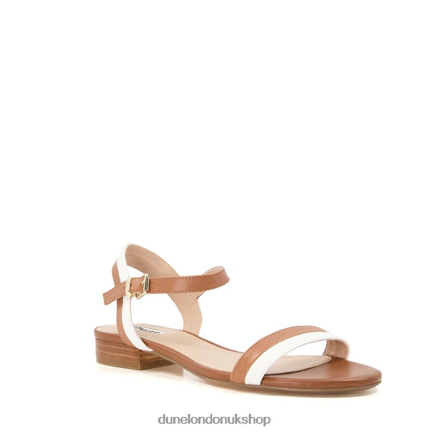 Leather Sandals Women N4BBPB562 Dune London Loyalty Tan - Click Image to Close