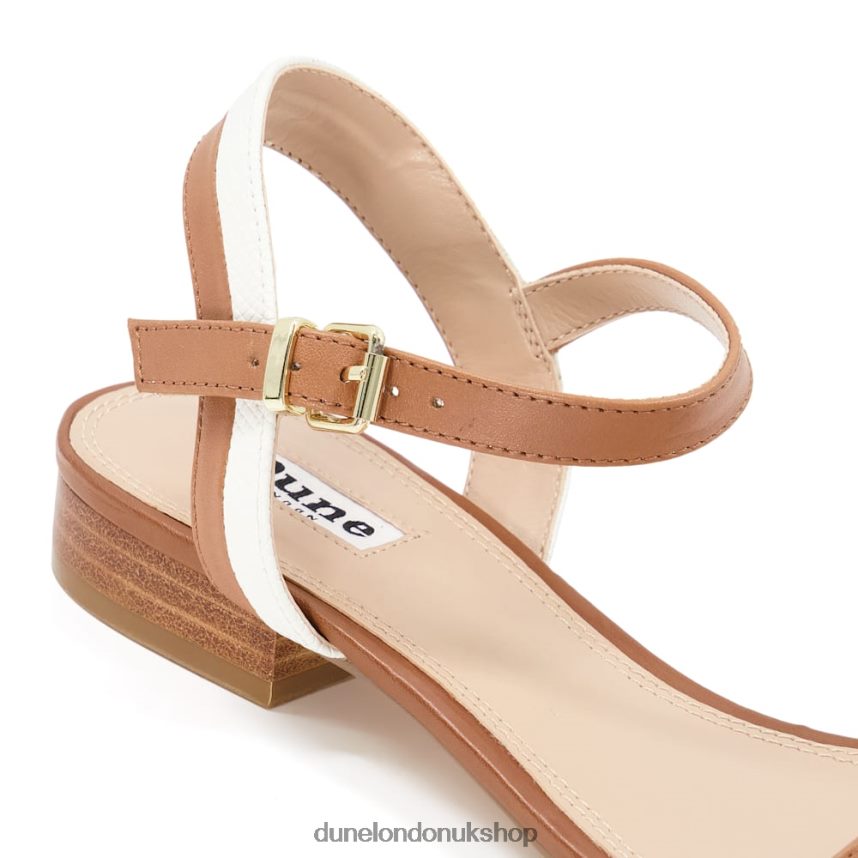 Leather Sandals Women N4BBPB562 Dune London Loyalty Tan