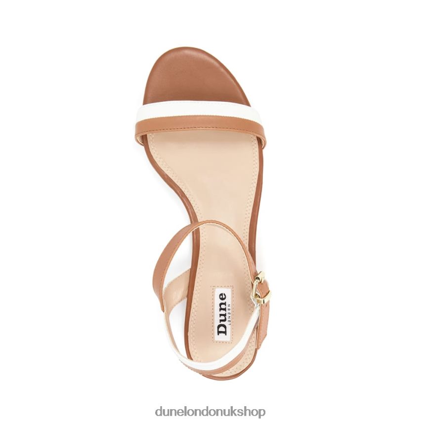 Leather Sandals Women N4BBPB562 Dune London Loyalty Tan