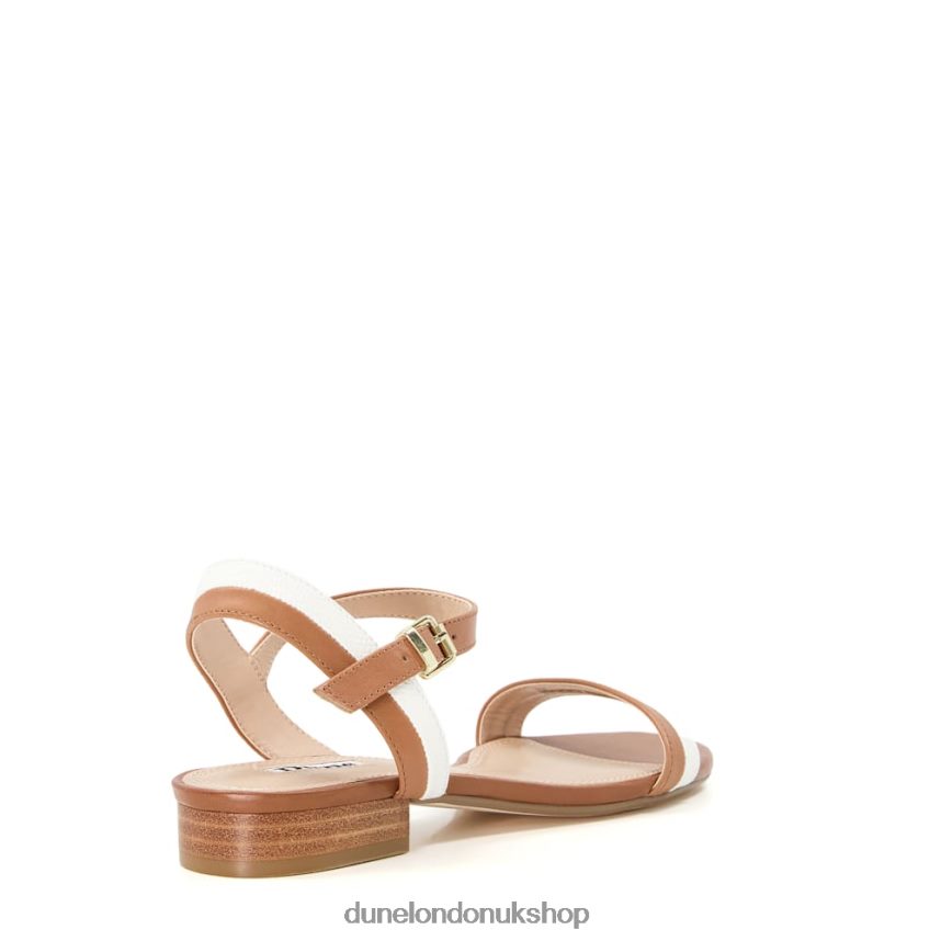 Leather Sandals Women N4BBPB562 Dune London Loyalty Tan