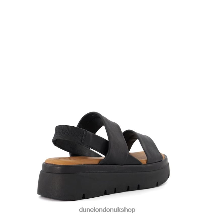 Padded Flatform Sandals Women N4BBPB389 Dune London Location Black