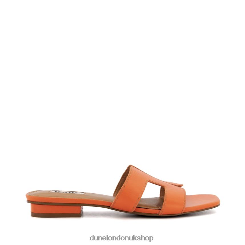 Smart Slider Sandals Women N4BBPB425 Dune London Loupe Orange