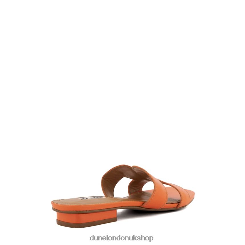 Smart Slider Sandals Women N4BBPB425 Dune London Loupe Orange