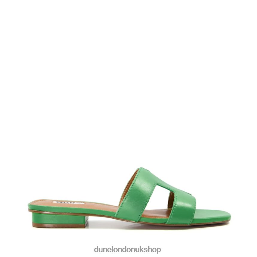 Smart Slider Sandals Women N4BBPB429 Dune London Loupe Green