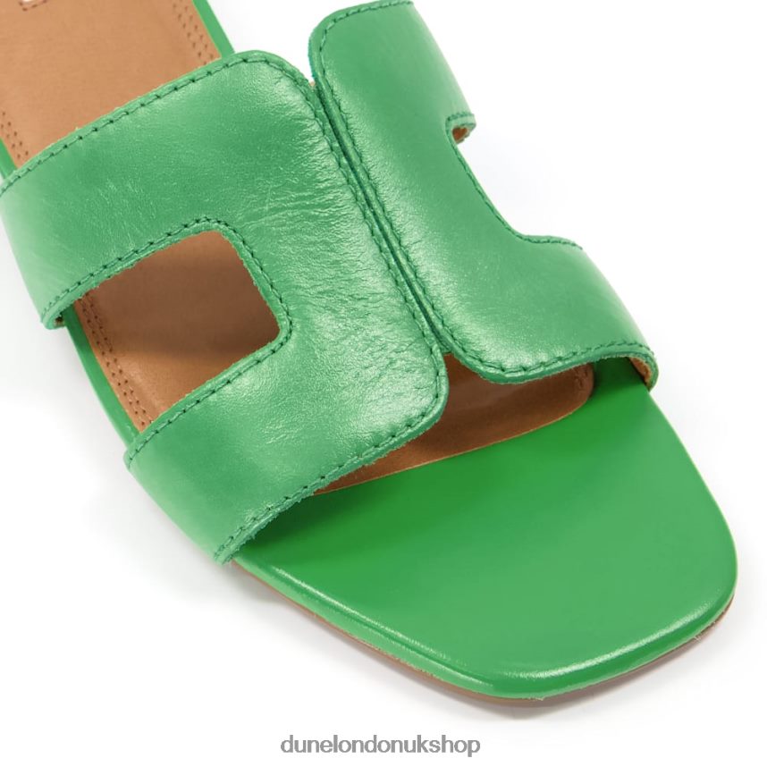 Smart Slider Sandals Women N4BBPB429 Dune London Loupe Green