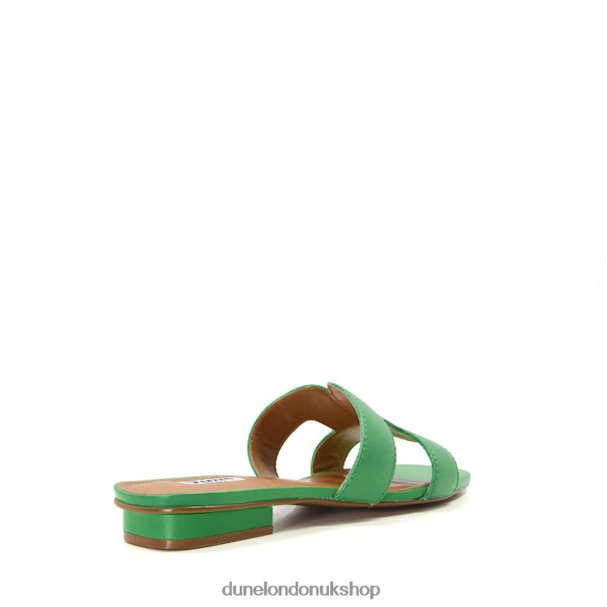 Smart Slider Sandals Women N4BBPB429 Dune London Loupe Green