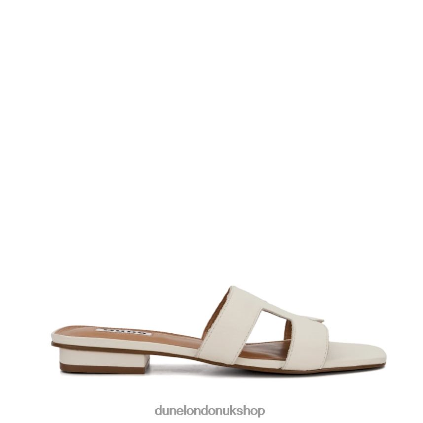 Smart Slider Sandals Women N4BBPB544 Dune London Loupe White